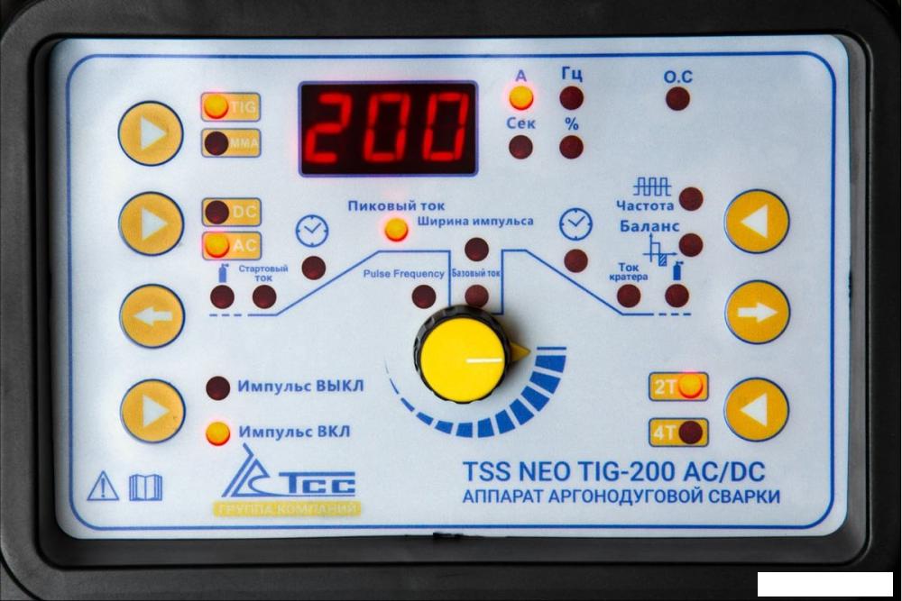 Сварочный инвертор ТСС NEO TIG-200 AC/DC 033313- фото4