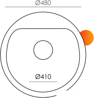 Кухонная мойка Quartz Bond 480 (туман)- фото3