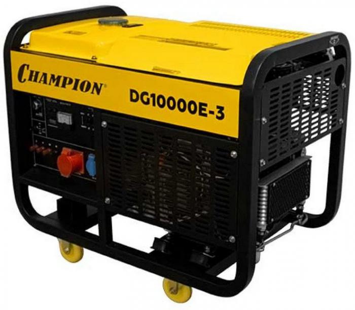 Дизельный генератор Champion DG10000E-3- фото