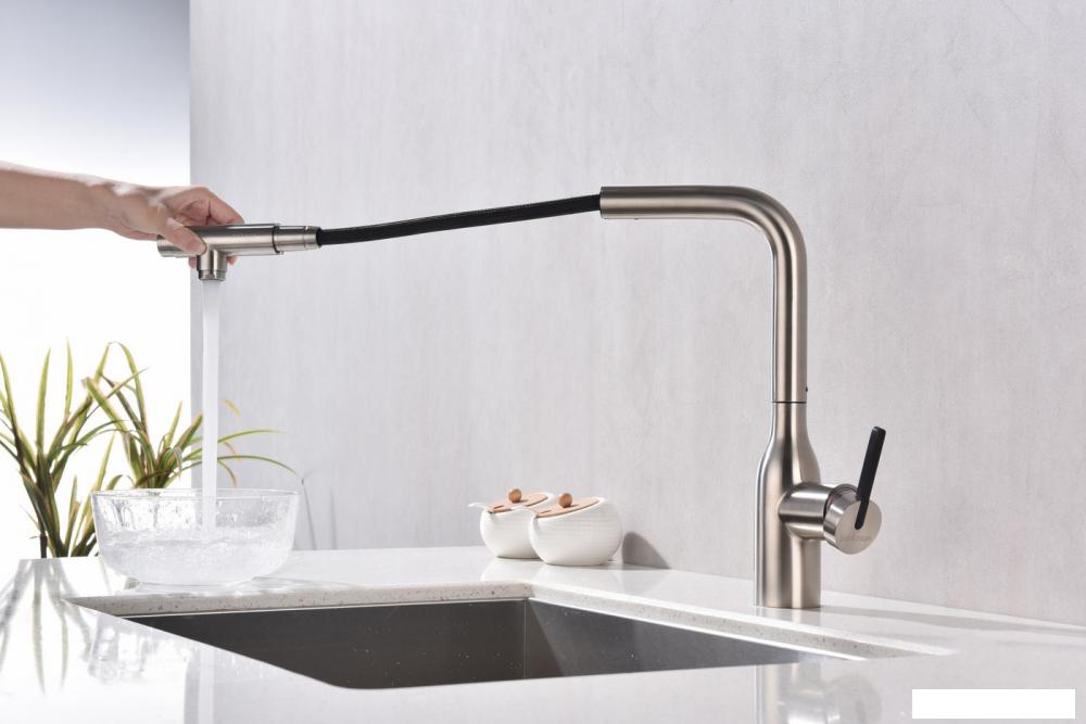 Смеситель Paulmark Viper Vi213105-NI (никель)- фото4