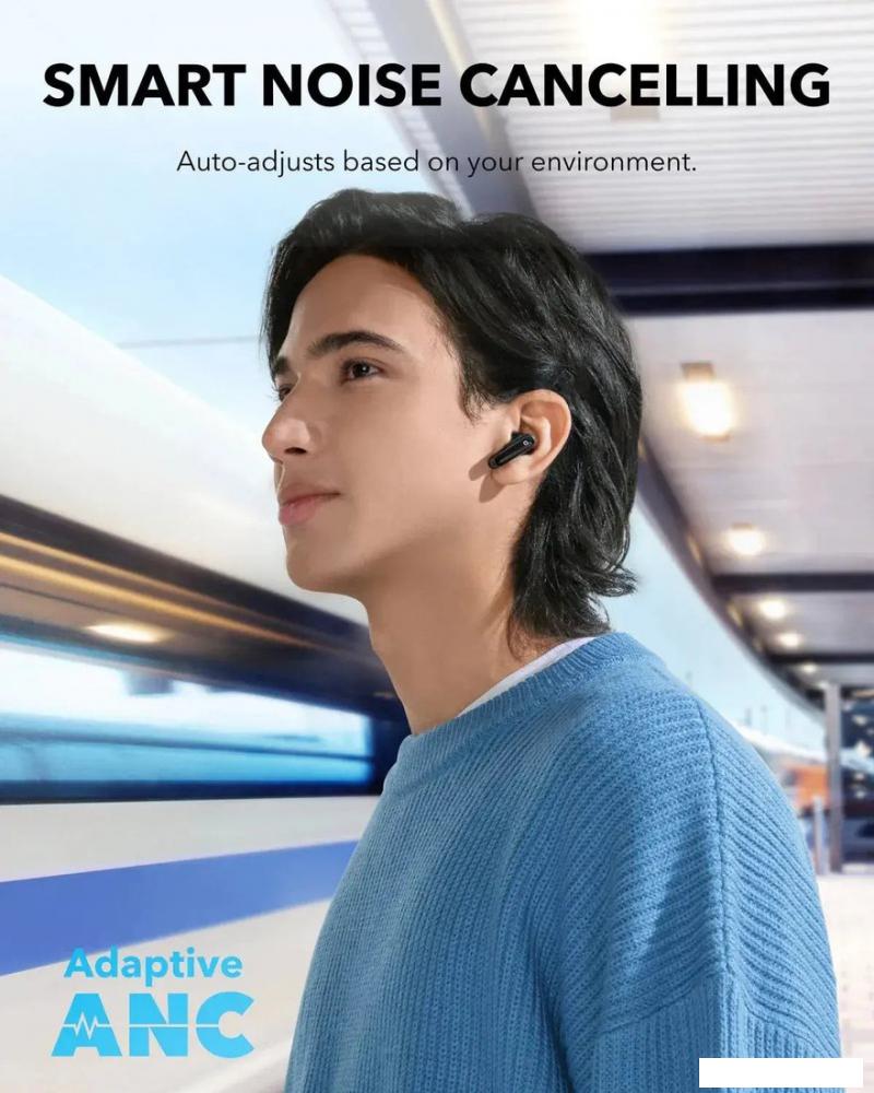 Наушники Anker Soundcore P40i (темно-синий)- фото3