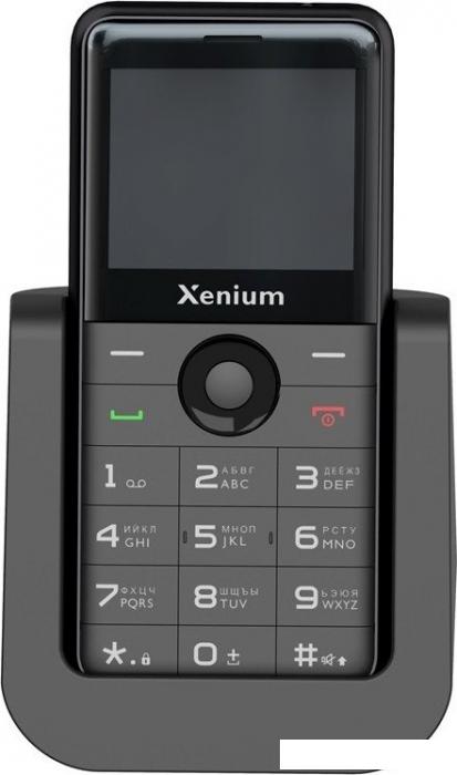 Кнопочный телефон Xenium X700 (черный)- фото3