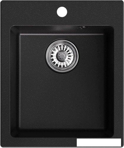 Кухонная мойка Mixline ML-GM14 551910 (ультра-черный)