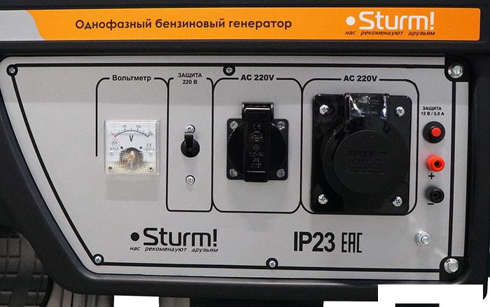 Бензиновый генератор Sturm PG8765N- фото4