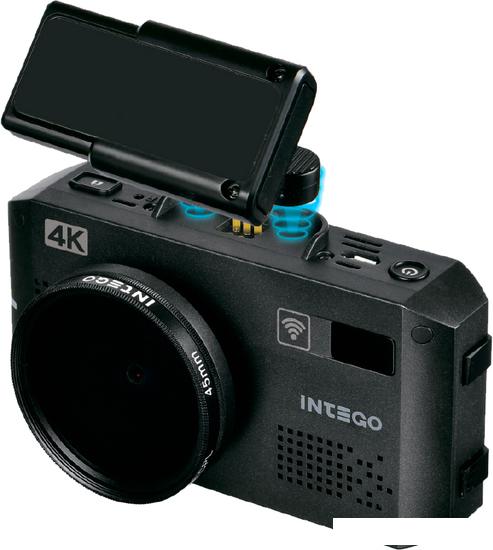 Видеорегистратор-радар детектор-GPS информатор (3в1) Intego VX-1300S 4К- фото