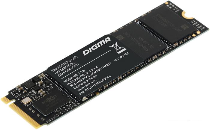 SSD Digma Mega M2 2TB DGSM3002TM23T- фото
