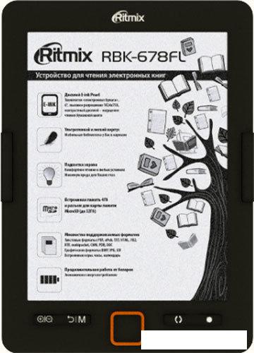 Электронная книга Ritmix RBK-678FL