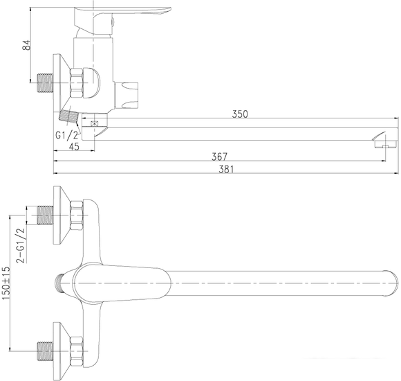 Смеситель Rossinka Silvermix RS32-32- фото2