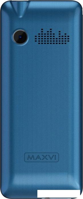 Кнопочный телефон Maxvi X900c (синий)- фото3