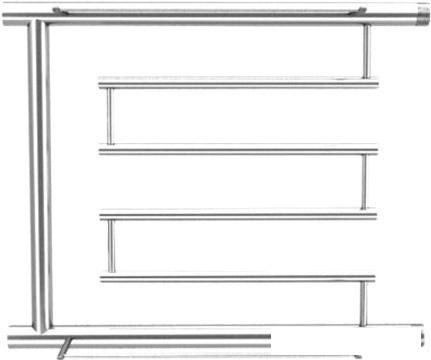 Полотенцесушитель Ростела Степ ДУ-25 1" 70 см