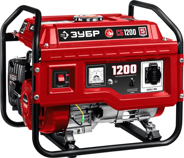 Бензиновый генератор Зубр Мастер СБ-1200- фото