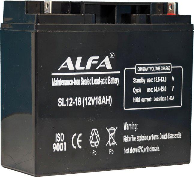 Аккумулятор для ИБП ALFA SL12-18 (12V-18Ah)- фото4