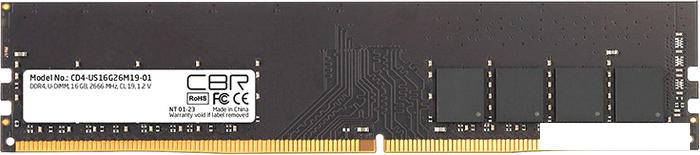 Оперативная память CBR 16ГБ DDR4 2666 МГц CD4-US16G26M19-01- фото