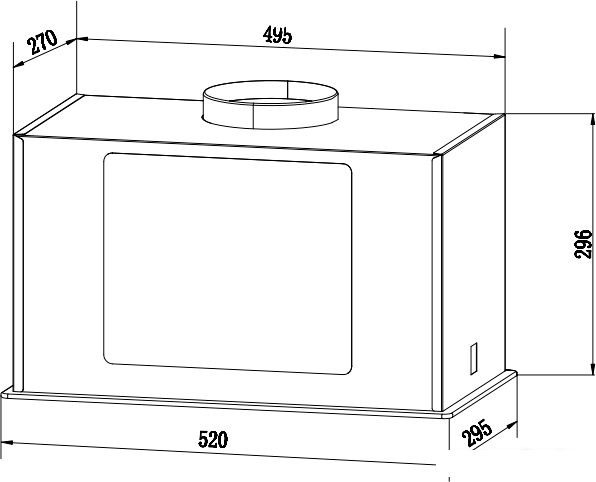 Кухонная вытяжка Weissgauff Aura 850 BL- фото4