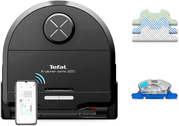 Робот-пылесос Tefal X-Plorer Serie 220 Animal & Allergy RG9475WH- фото