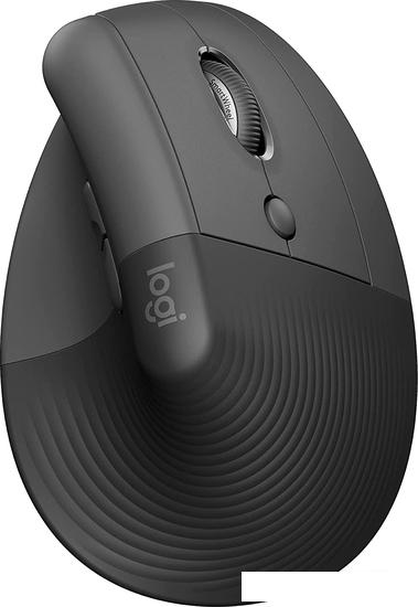 Вертикальная мышь Logitech Lift (графит)- фото