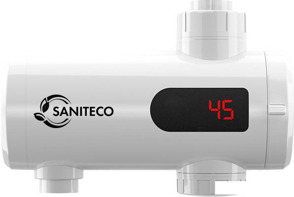 Проточный электрический водонагреватель на кран Saniteco WM-004 (белый)- фото