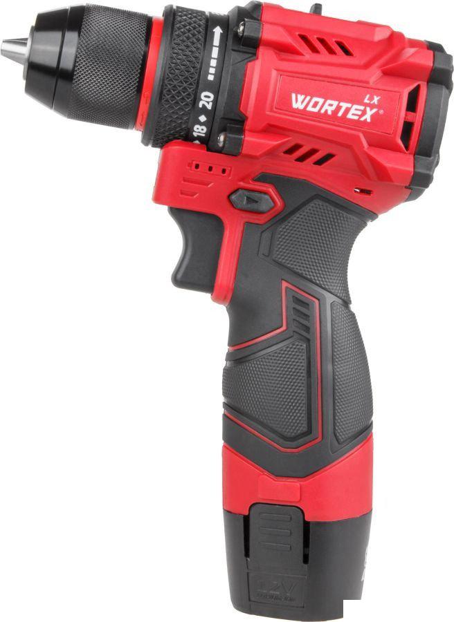 Дрель-шуруповерт Wortex BD 1220 DLi 1333699 (с 2-мя АКБ, кейс)- фото4