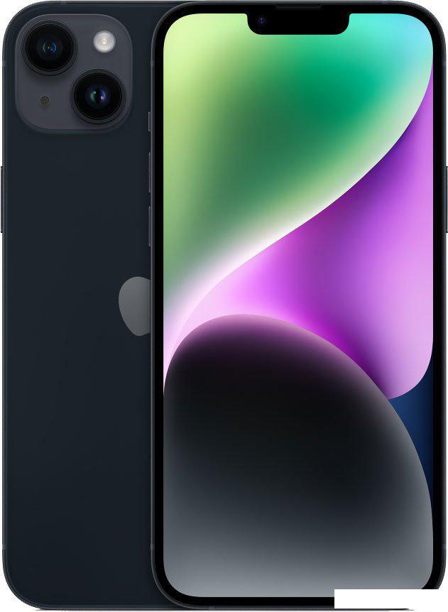 Телефон Apple iPhone 14 Plus eSIM 128GB (полуночный)
