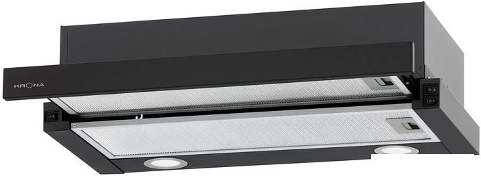 Кухонная вытяжка Krona Kamilla T 600 (черный)- фото