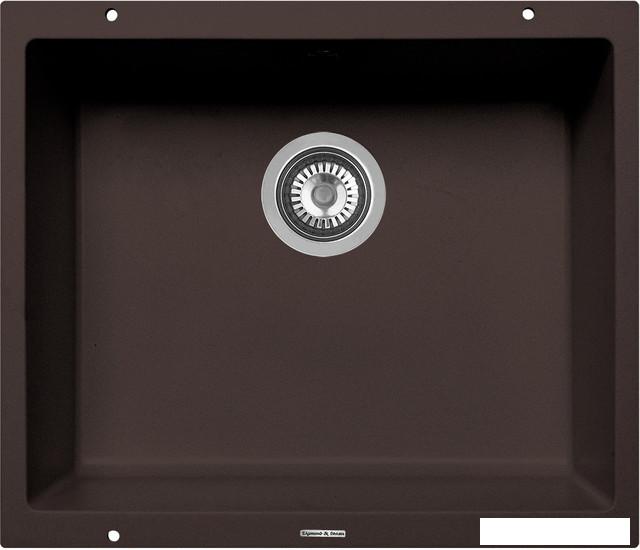 Кухонная мойка Zigmund & Shtain Integra 500 (швейцарский шоколад)- фото