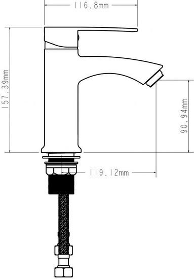 Смеситель Econoce EC0270WT- фото2