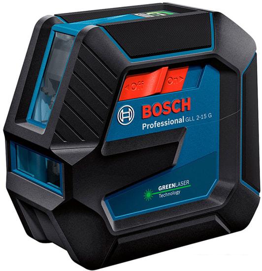 Лазерный нивелир Bosch GLL 2-15 G Professional 0601063W00- фото2