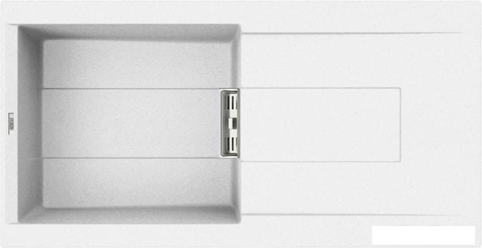 Кухонная мойка Elleci Smart 480 White K96- фото