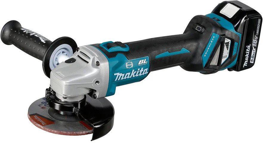 Угловая шлифмашина Makita DGA513RT1J (с 1-им АКБ)- фото