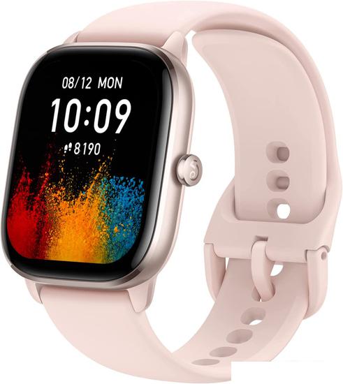 Умные часы Amazfit GTS 4 Mini (фламинго розовый)- фото