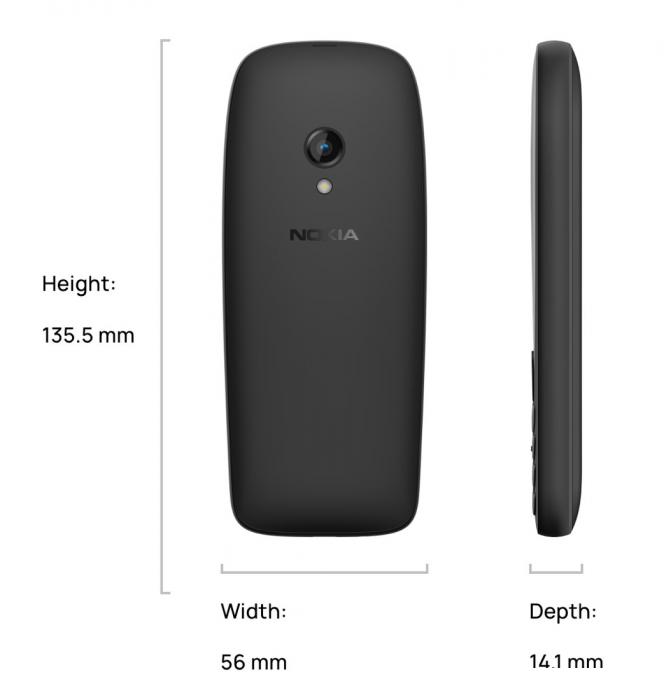 Кнопочный телефон Nokia 6310 (2024) Dual SIM TA-1607 (черный)- фото2
