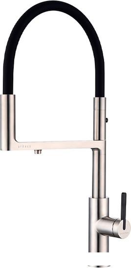 Смеситель Paulmark Tornado TO213402-NI (никель)- фото