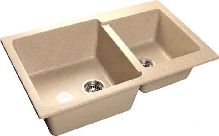 Кухонная мойка GranFest GF-P780K (песочный)- фото