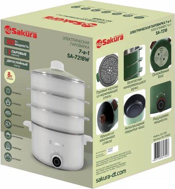 Пароварка Sakura SA-7218W- фото2