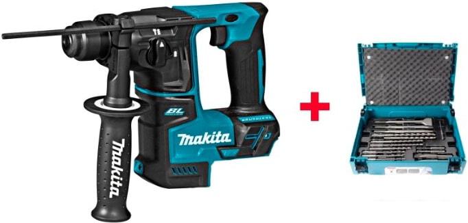 Перфоратор Makita DHR171RTJ (с 2-мя АКБ, +набор оснастки)- фото