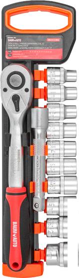 Набор трещотка с головками BaumAuto BM-012-5MSA (12 предметов)- фото