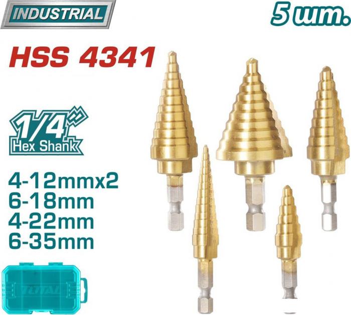 Набор сверл Total TACSD2051 (5 шт)