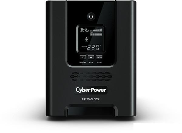 Источник бесперебойного питания CyberPower PR2200ELCDSL 2200VA- фото2