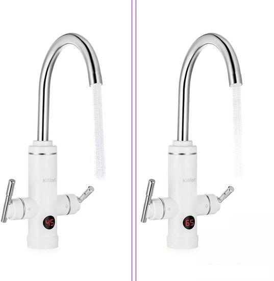 Проточный электрический водонагреватель-кран Kitfort KT-4031- фото4