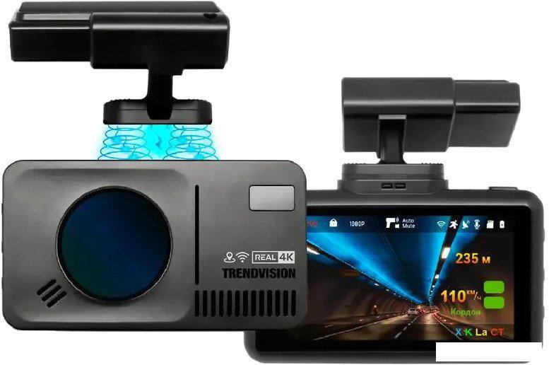 Видеорегистратор-радар детектор-GPS информатор (3в1) TrendVision DriveCam Real 4K Signature- фото