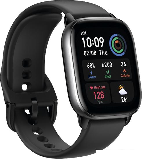 Умные часы Amazfit GTS 4 Mini (полночный черный)- фото2