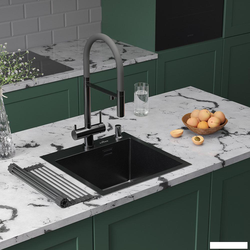 Кухонная мойка Roxen Simple 560220-45B- фото2