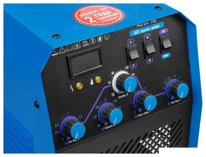 Сварочный инвертор Solaris TIG-220 AC/DC- фото3