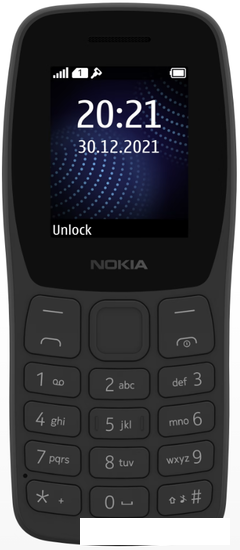 Кнопочный телефон Nokia 105 (2022) TA-1428 Dual SIM (черный)- фото3