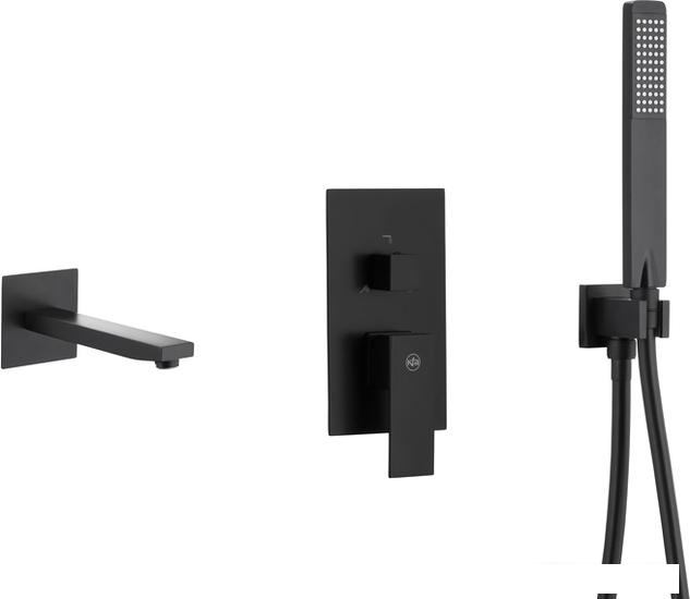 Душевой гарнитур  Armatura Logon Black 5139-401-81