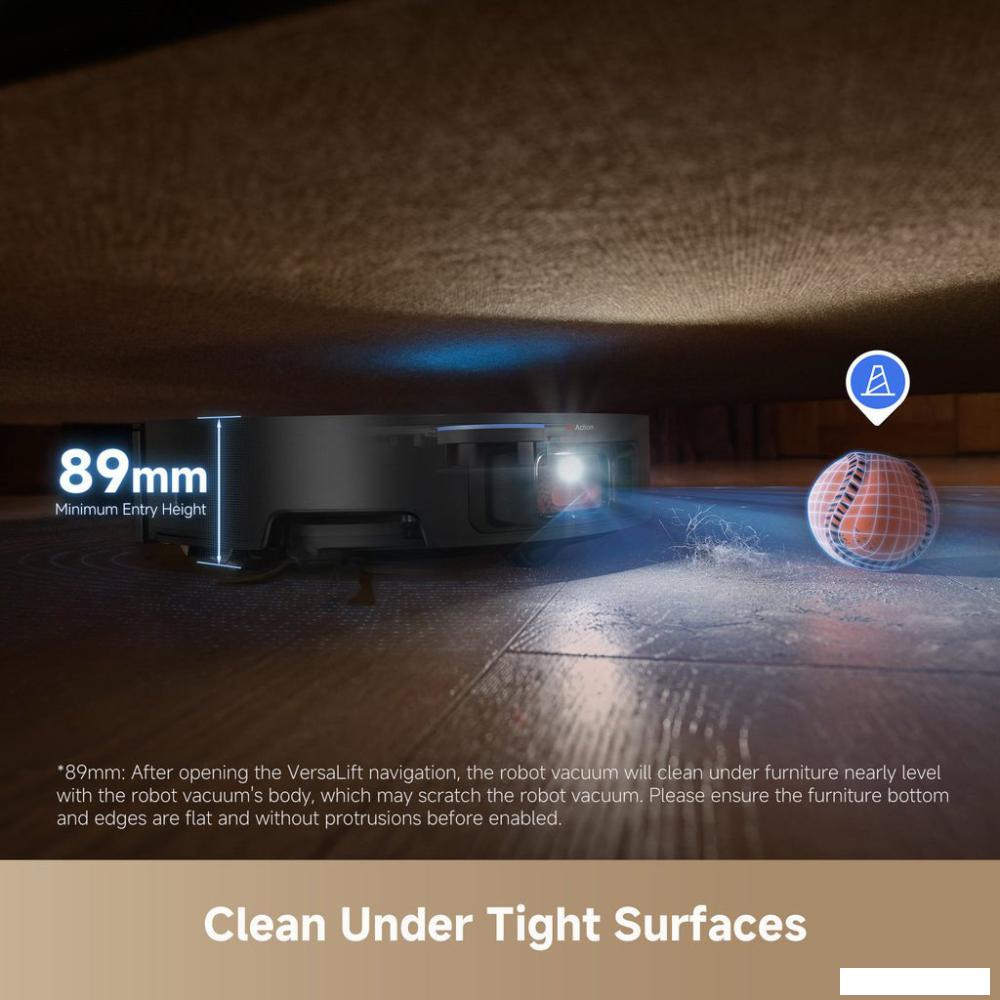 Робот-пылесос Dreame Robot Vacuum X50 Ultra RLX85CE (евровилка, черный)- фото4