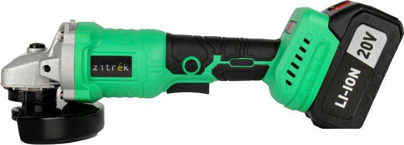 Угловая шлифмашина Zitrek ZKAG20-125 PRO 083-1079 (с 2-мя АКБ, кейс)- фото2