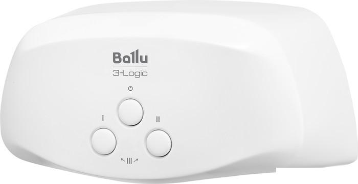 Проточный электрический водонагреватель кран+душ Ballu 3-Logic TS 6.5 кВт (кран+душ)- фото3