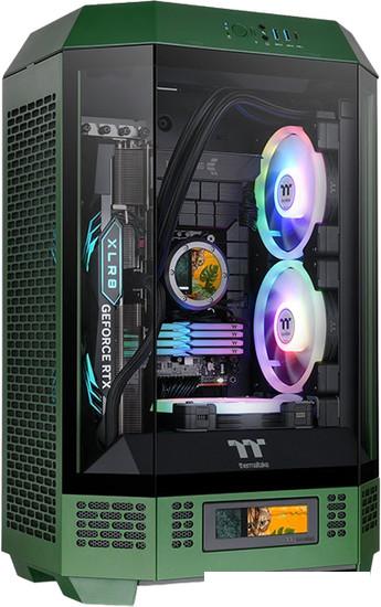Корпус Thermaltake The Tower 300 Racing Green CA-1Y4-00SCWN-00- фото