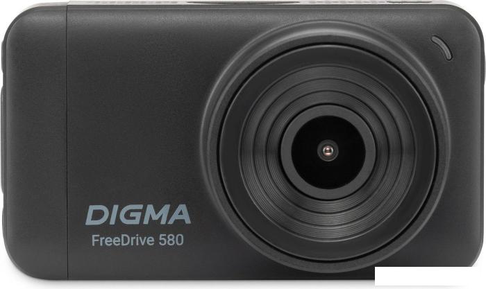 Видеорегистратор для авто Digma FreeDrive 580 FD580 (черный)- фото2